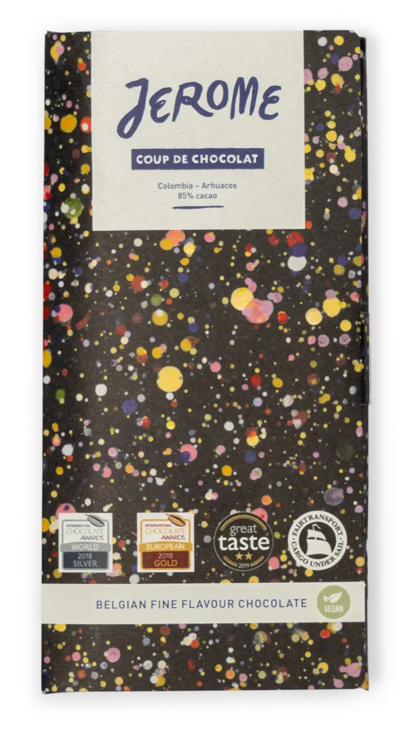 Coup de Chocolat Jerome 85% Chocoladereep Colombia