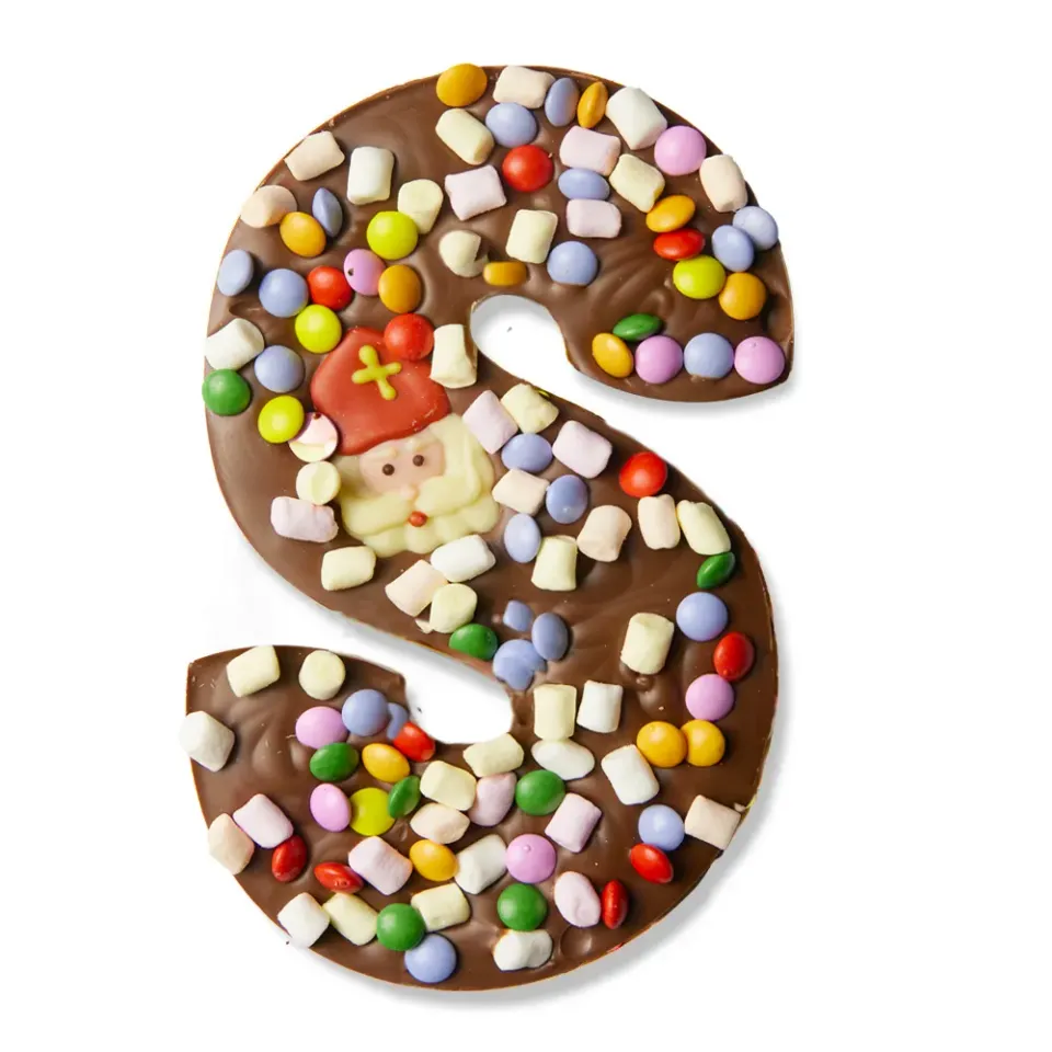 Chocoladebezorgd Chocoladeletter Confetti melk