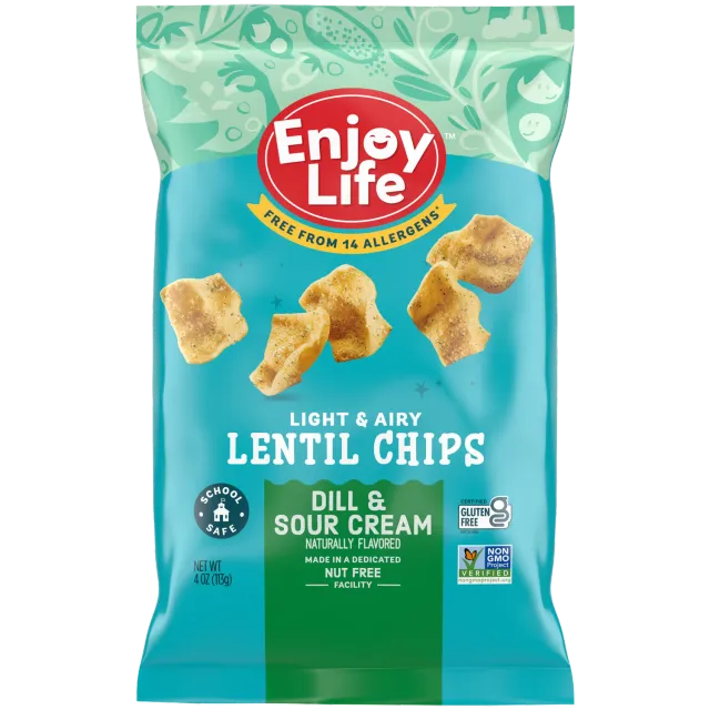 Enjoy Life Foods Lentil Chips linzenchips dille 4 oz