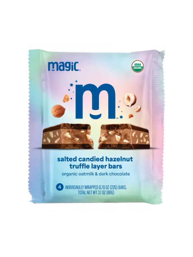 Magic Chocolate Salted Hazelnut truffellaagjesreep 8x22g puur