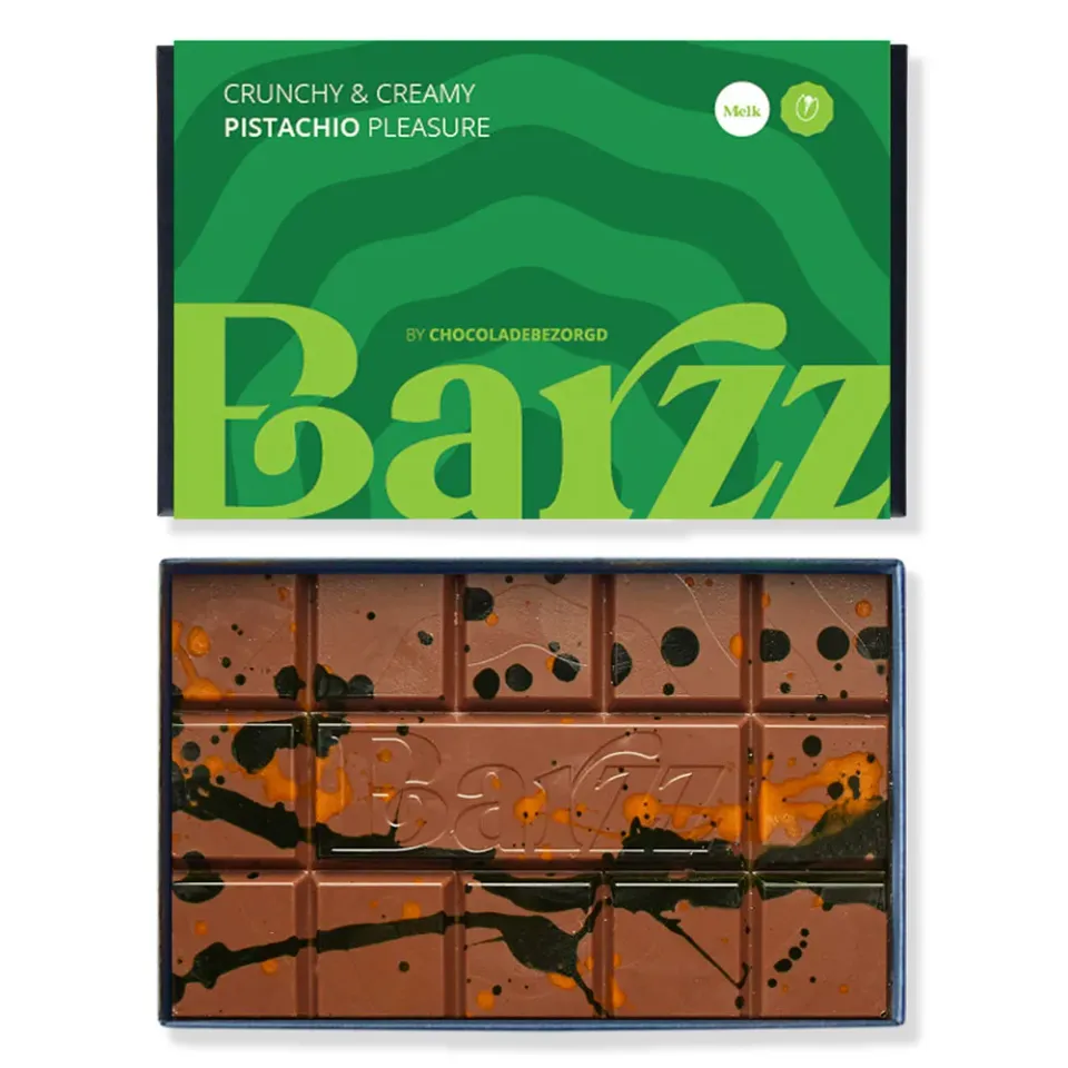 Chocoladebezorgd Barzz Dubai reep pistache knafeh 220 g