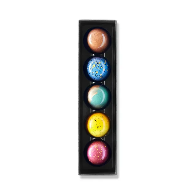 Chocoladebezorgd Our Favourites bonbons 5 stuks proefdoosje