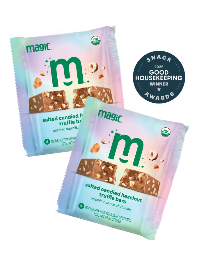 Magic Chocolate Salted Hazelnut truffelreep 8x22g haver gezouten