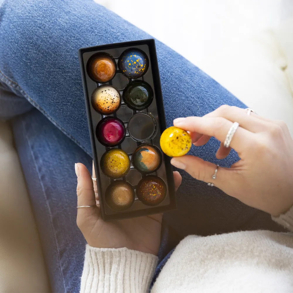 Chocoladebezorgd Jij bent een topper bonbons 10 stuks alcoholvrij
