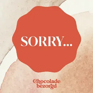 Chocoladebezorgd Sorry bonbons cadeau melk