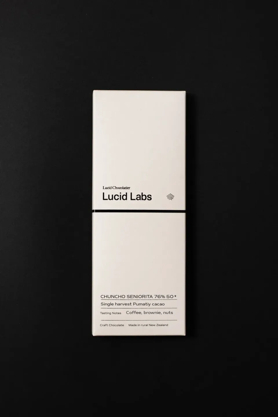 Lucid Chocolatier Chuncho Seniorita 76% chocoladereep 50g puur