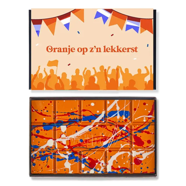 Chocoladebezorgd Barzz Royal Dutch reep melkchocolade stroopwafel 220 g