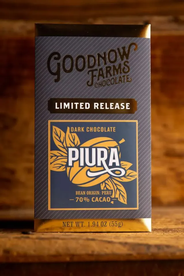 Goodnow Farms Piura pure chocoladereep framboos limited