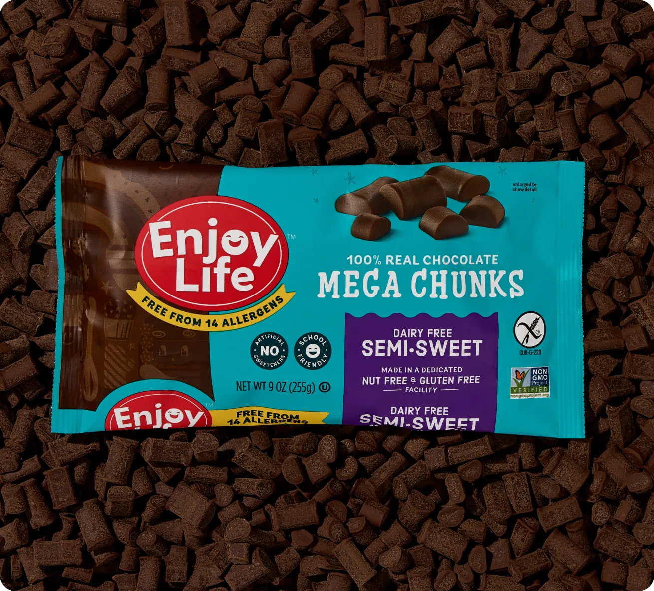 Enjoy Life Foods Mega Chunks pure chocoladechunks 10 oz