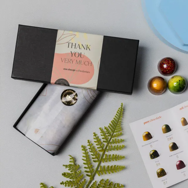 Chocoladebezorgd Thank You Bonbons 10 Stuks Cadeau