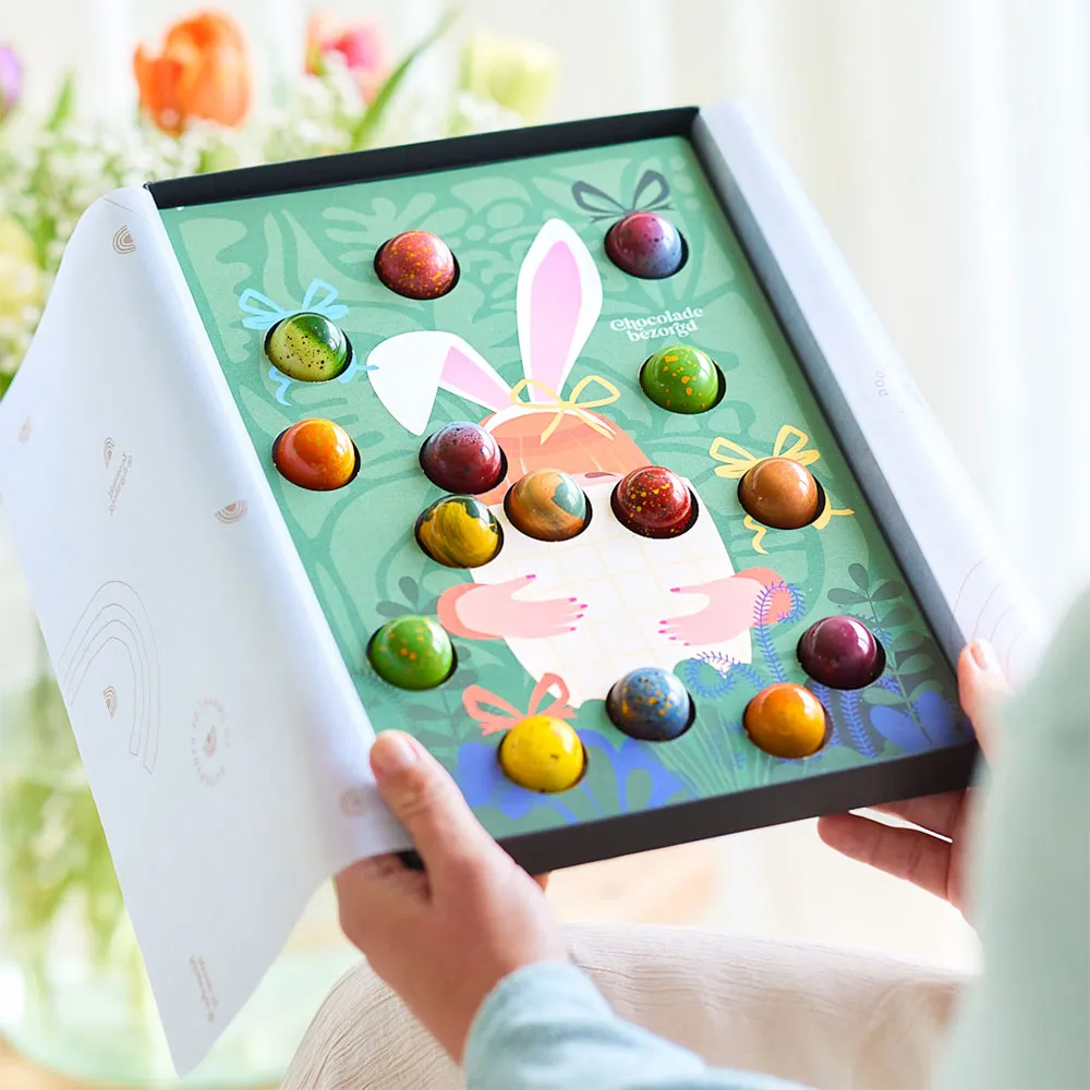 Chocoladebezorgd Get Egg-Cited bonbons 15 stuks brievenbus