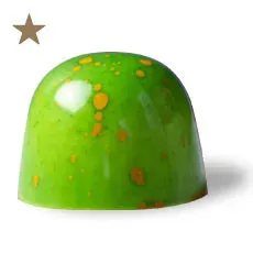 Chocoladebezorgd Kokos limoen bonbon tropisch