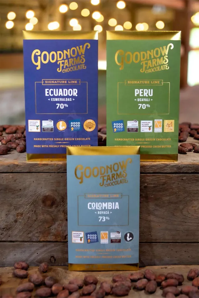 Goodnow Farms Chocolate South America Collection repen 3x55g puur