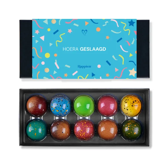 Chocoladebezorgd Geslaagd bonbons 10 stuks alcoholvrij