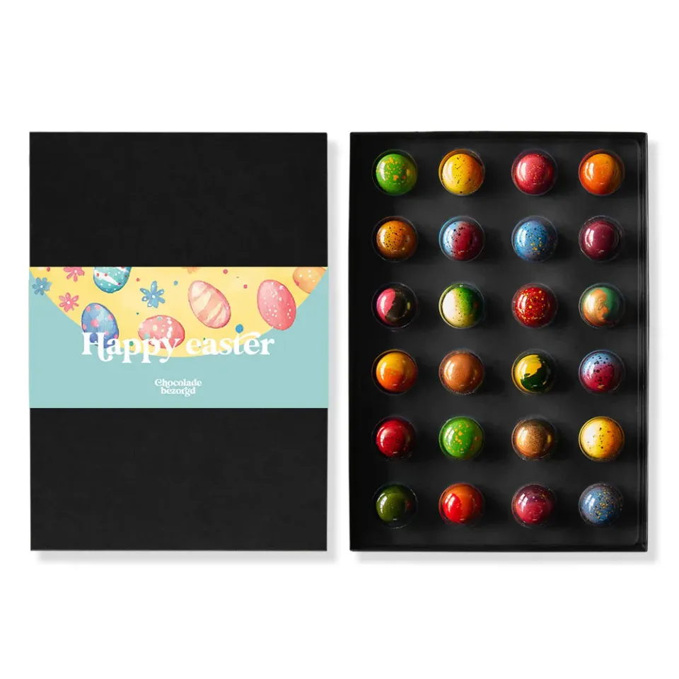 Chocoladebezorgd Paasbonbons 24 stuks brievenbus