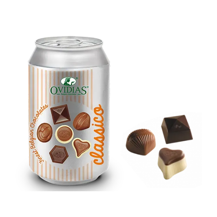 Ovidias Classico-blik pralines 95g geschenkblik