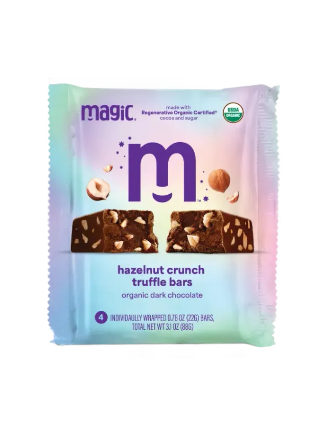 Magic Chocolate Hazelnut Crunch truffelreep 8x22g hazelnoot
