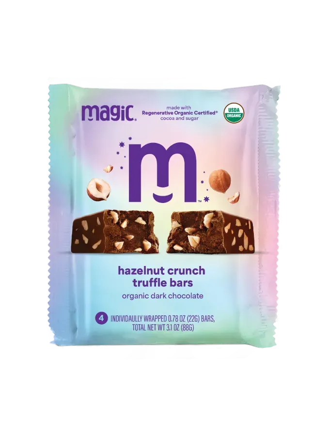 Magic Chocolate Hazelnut Crunch truffelreep 8x22g hazelnoot