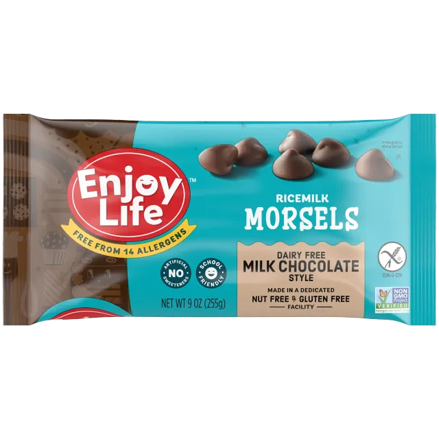 Enjoy Life Foods Ricemilk Morsels melkchocoladechips 9 oz