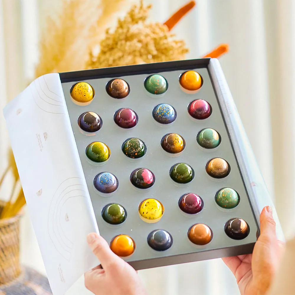 Chocoladebezorgd Alcoholvrije bonbons 24 stuks brievenbus praline