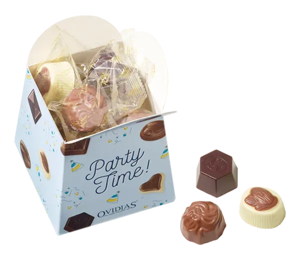 Ovidias Party Time ballotin pralines 200g feest