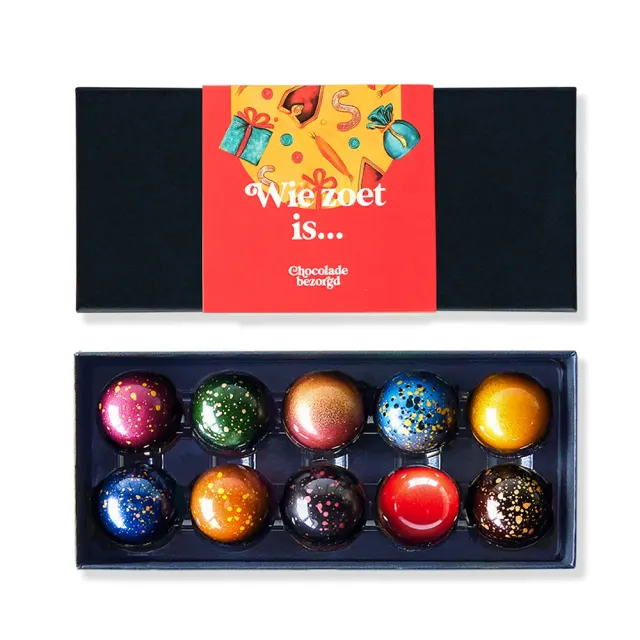 Chocoladebezorgd Sinterklaas bonbons 10 stuks alcoholvrij