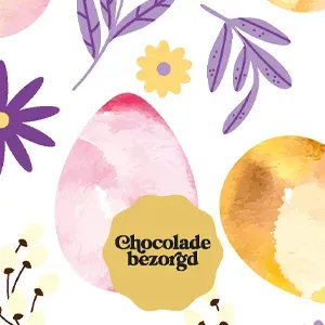 Chocoladebezorgd Pasen Patroon cadeauverpakking paas