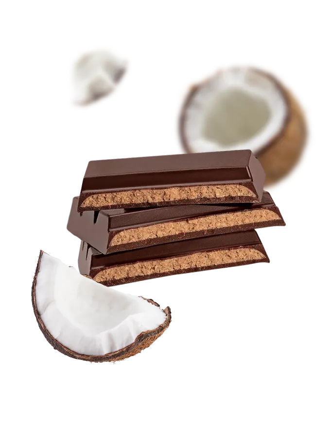 Magic Chocolate Coconut Praline 70% chocoladereep 2-pack kokos
