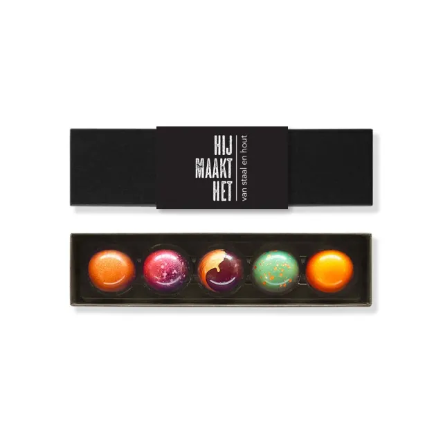 Chocoladebezorgd Hij Maakt Het bonbons 5 stuks cadeau