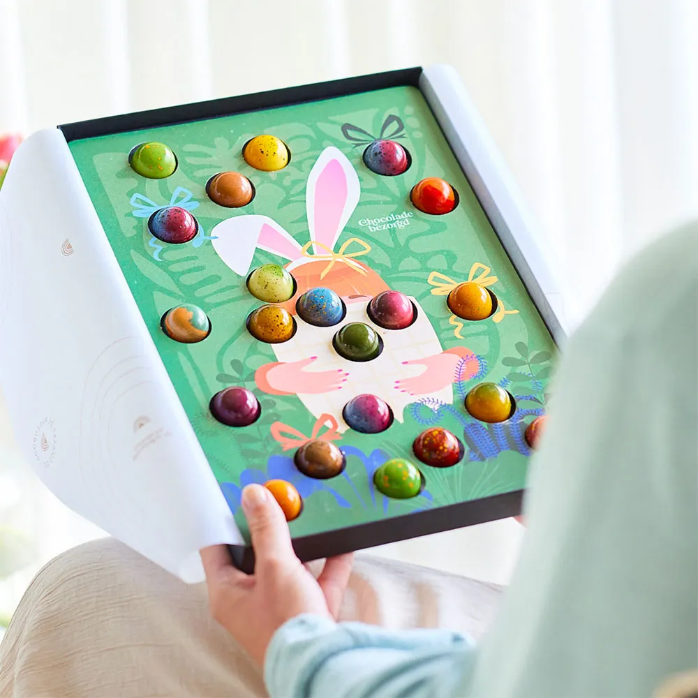 Chocoladebezorgd Get Egg-Cited bonbons 21 stuks luxe doos