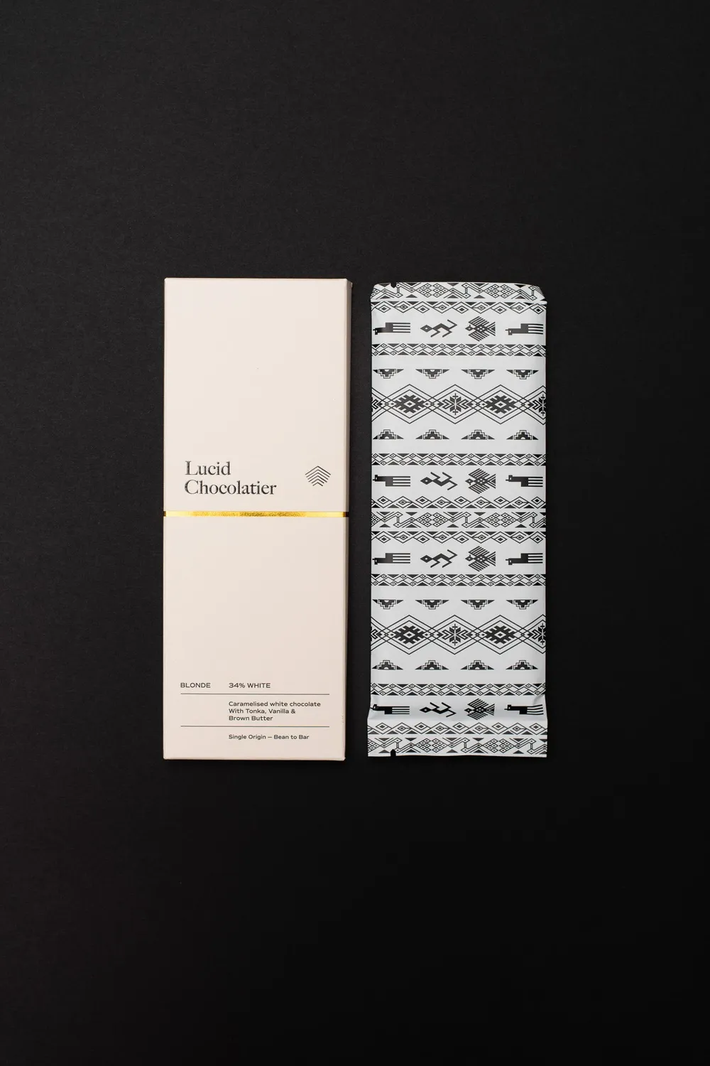 Lucid Core Blonde 34% chocoladereep karamel 60g