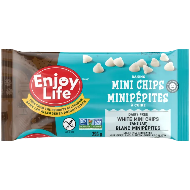 Enjoy Life Foods White Mini Chips witte bakchips 9 oz notenvrij