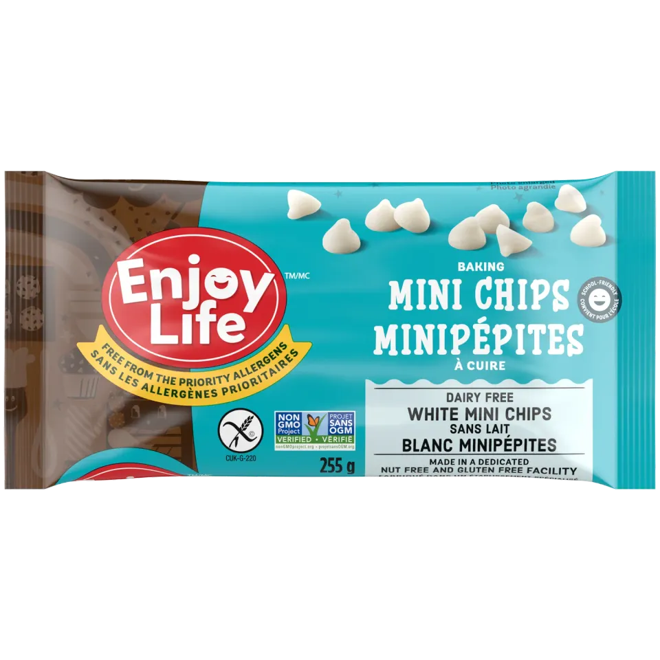Enjoy Life Foods White Mini Chips witte bakchips 9 oz notenvrij