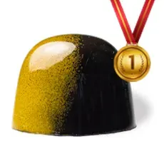 Chocoladebezorgd Apenkop bonbon losse praline met pinda