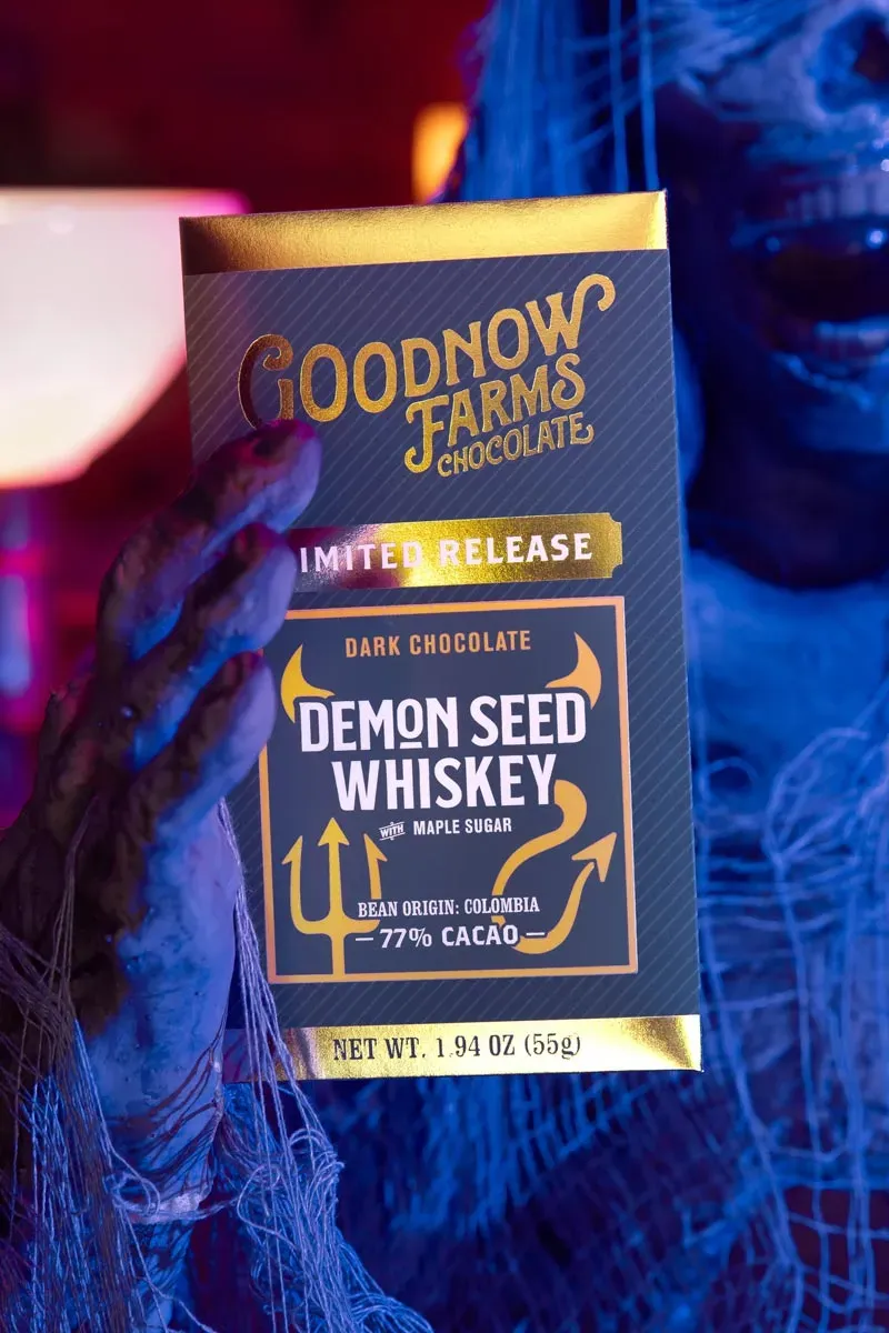 Goodnow Farms Limited Release Demon Seed Whiskey chocoladereep