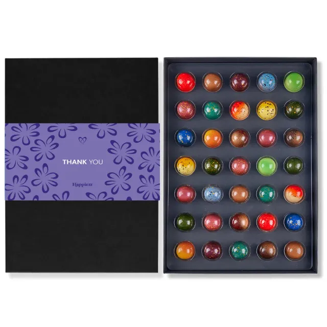 Chocoladebezorgd Bedankt bonbons 35 stuks cadeau