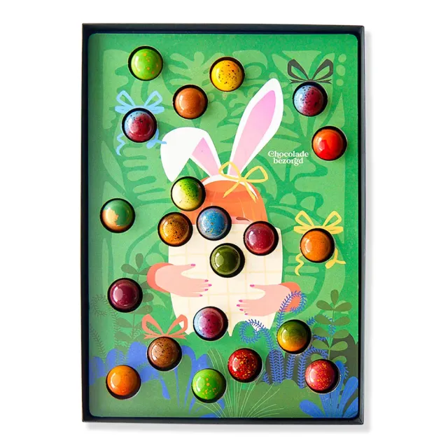 Chocoladebezorgd Get Egg-Cited bonbons 21 stuks luxe doos