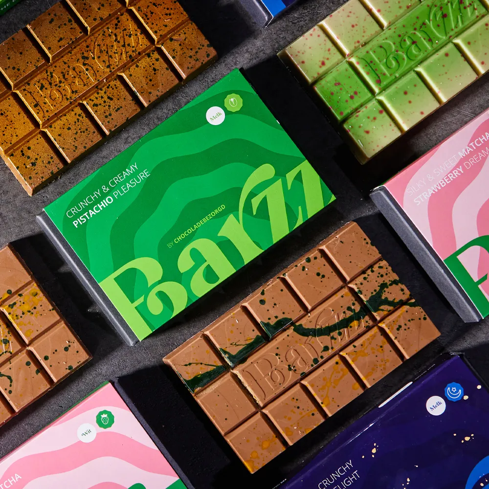 Barzz Mix Bundel chocoladerepen 3 stuks pistache