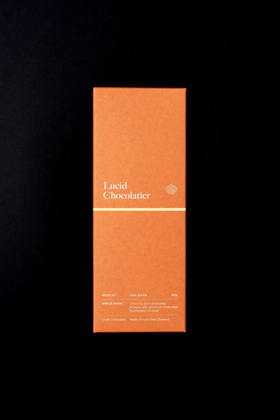 Lucid Chocolatier Muscat 78% chocoladereep dessertwijn infusie