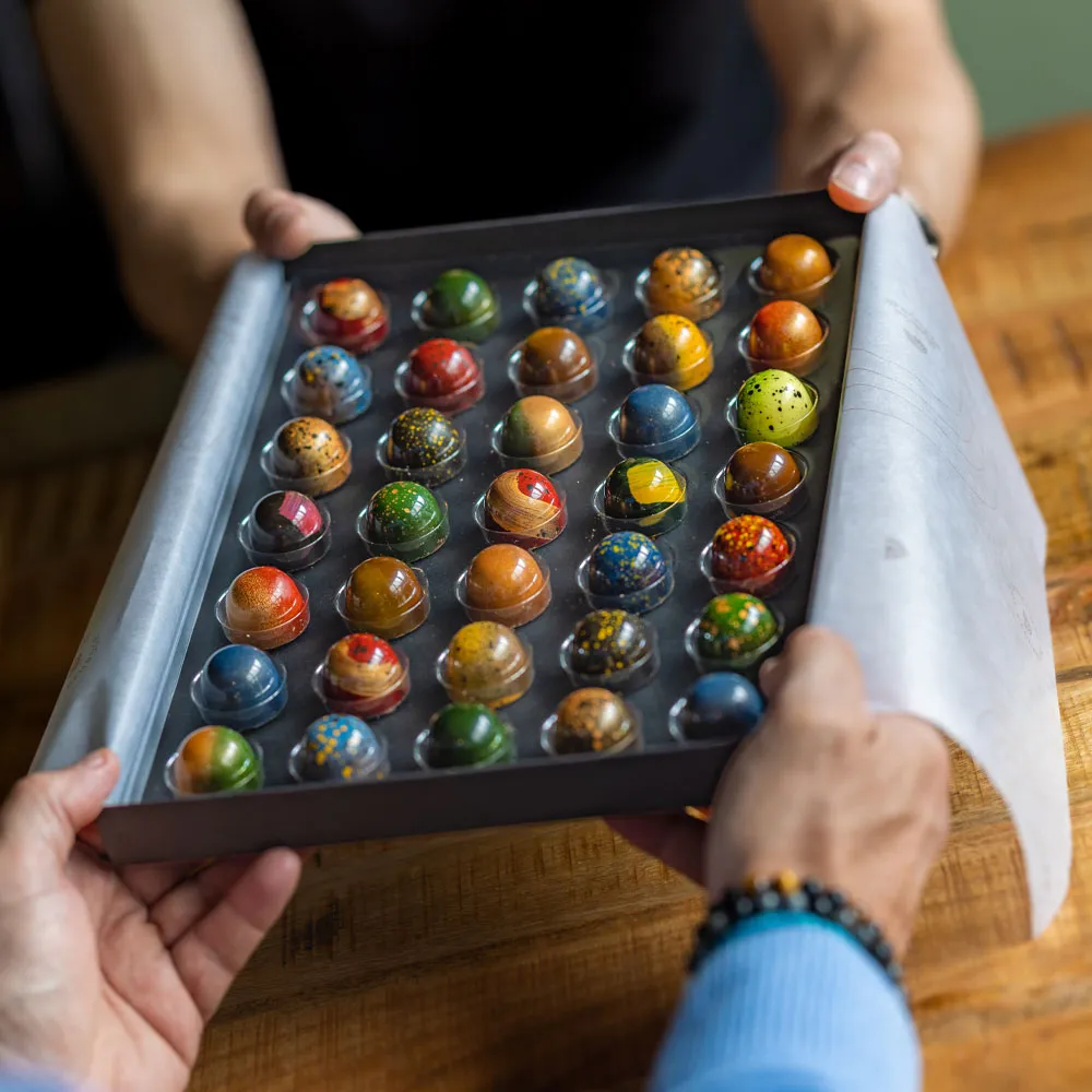 Chocoladebezorgd Vaderdag bonbons 35 stuks alcoholvrij