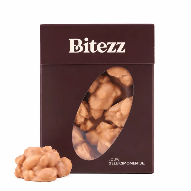 Chocoladebezorgd Pindarotsjes karamelchocolade 300 gram