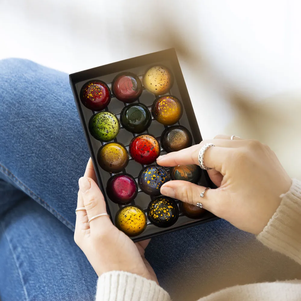 Chocoladebezorgd Jij bent een topper bonbons 15 stuks alcoholvrij