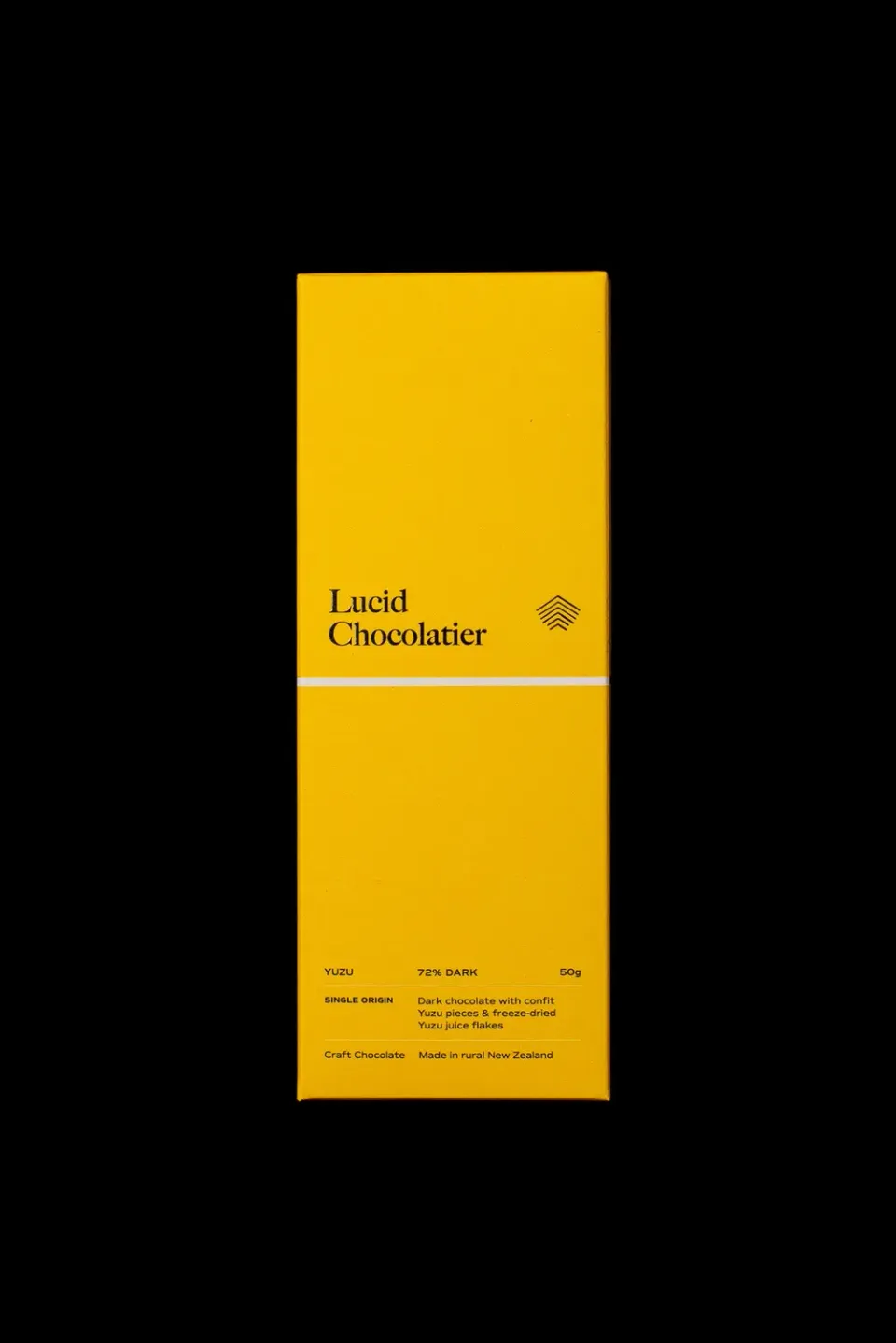 Lucid Chocolatier Core Yuzu chocoladereep 50g puur 72%