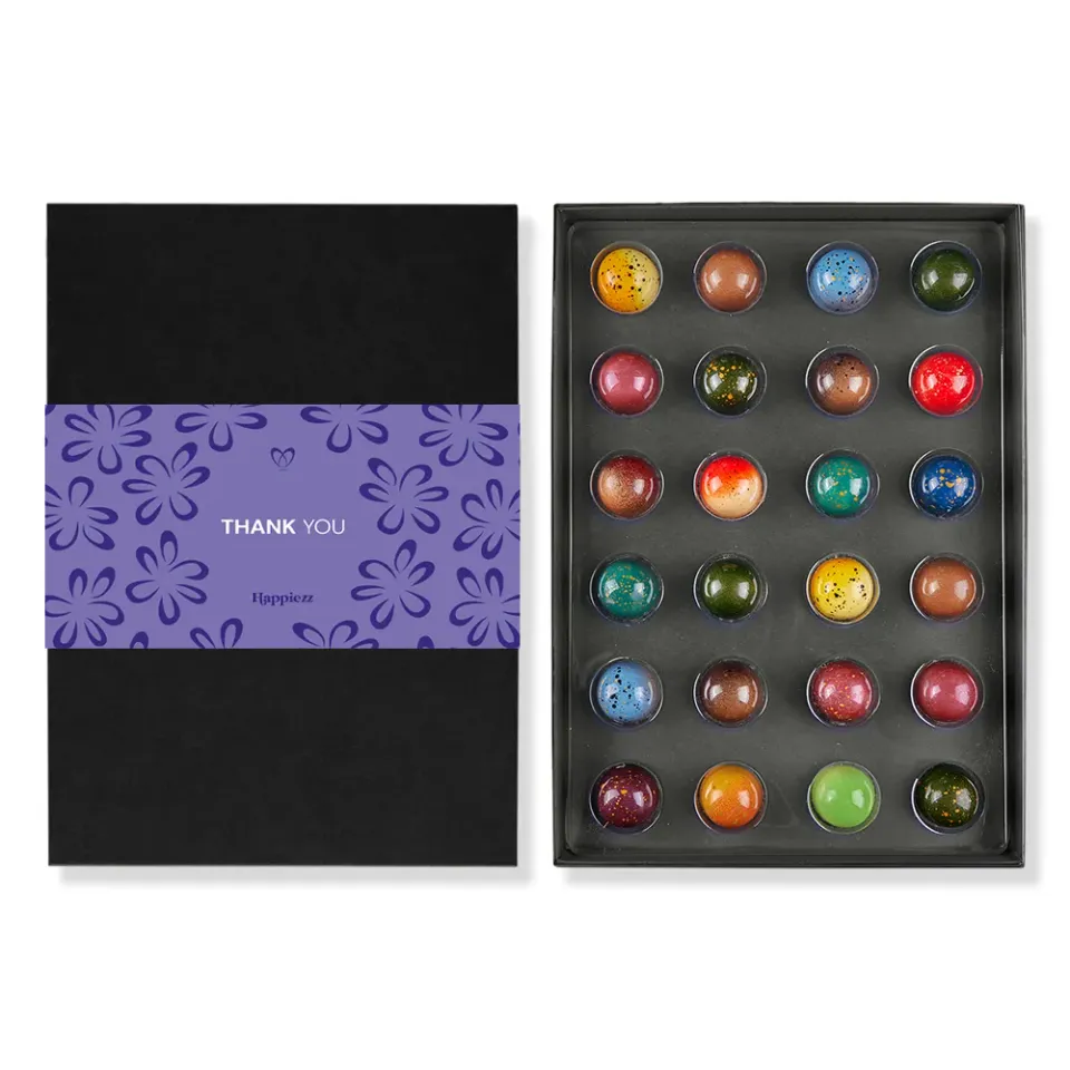 Chocoladebezorgd Bedankt bonbons 24 stuks