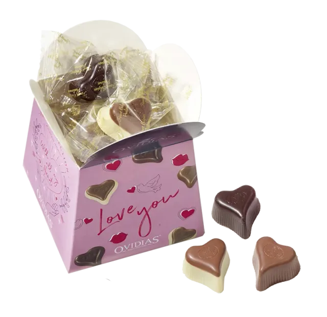 Ovidias I Love You ballotin pralines 195g cadeau