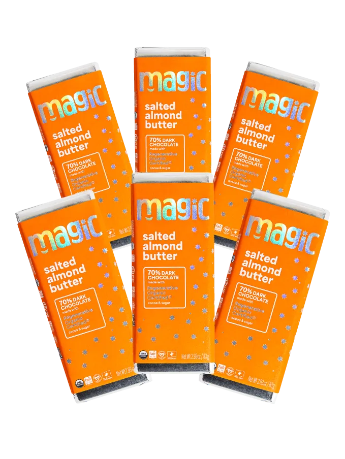 Magic Chocolate Salted Almond Butter pure chocoladereep 2-pack amandel
