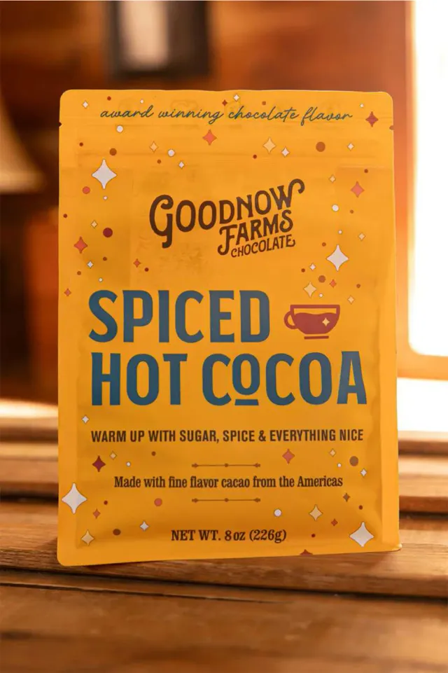 Goodnow Farms Spiced warme chocolademelk met piment