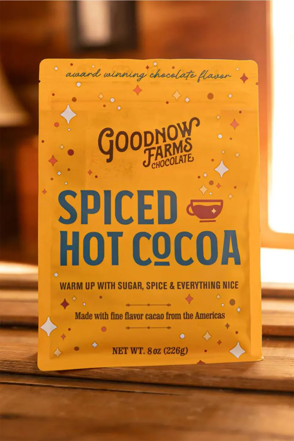 Goodnow Farms Spiced warme chocolademelk met piment