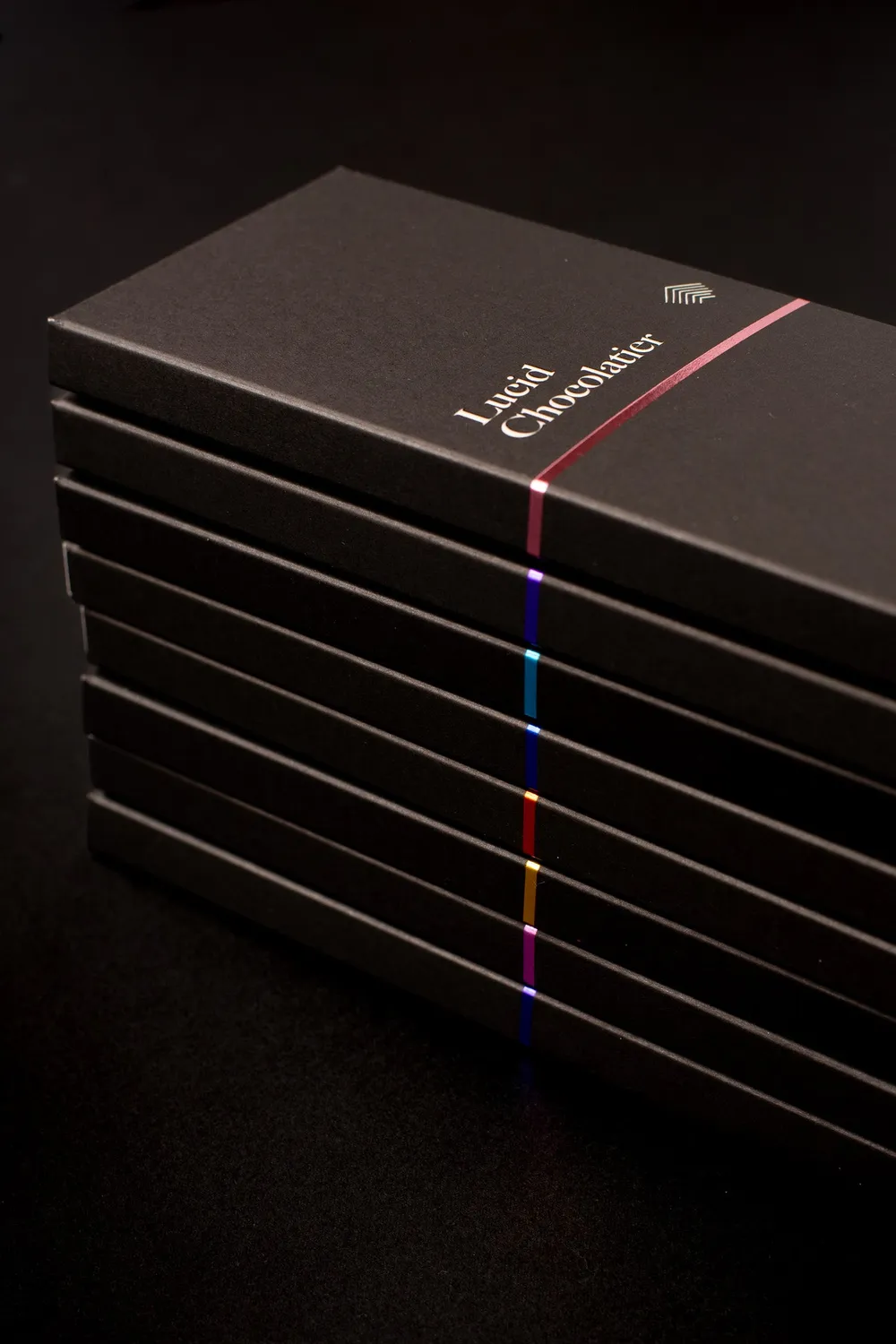 Lucid Chocolatier Purist Collection chocoladerepen 8 stuks puur
