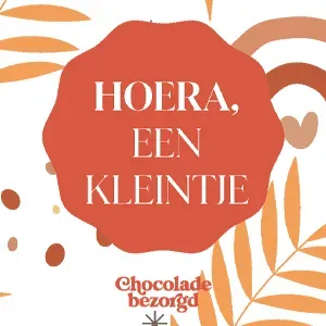 Chocoladebezorgd Hoera Kleintje bonbons kraamcadeau alcoholvrij